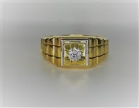 Anneau Guerretta Gioielli Homme Anello Uomo in Or jaune Diamante 0.28 Ct GUERR152 - GUERR152